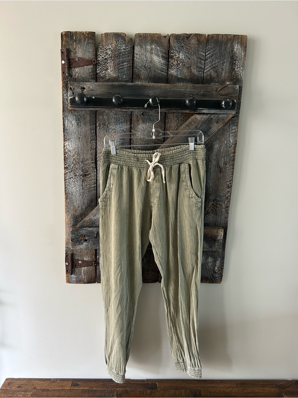 Women's Rip Curl Olive Green Drawstring Joggers